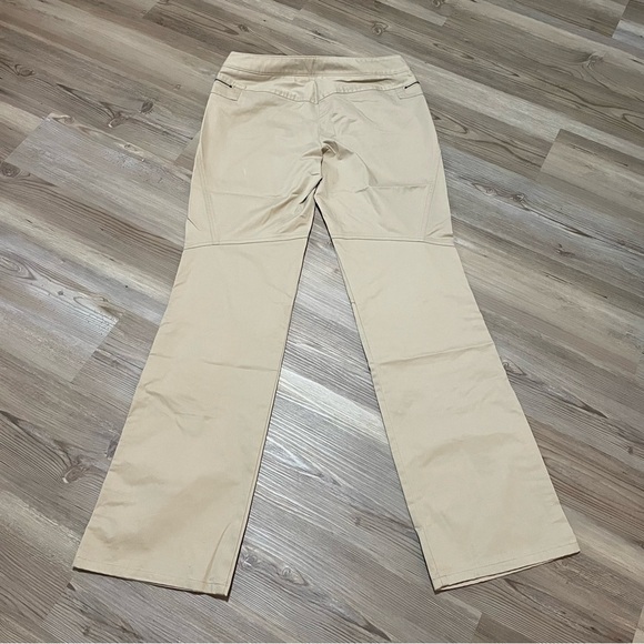 The Limited bootcut khaki pants Zippered pockets Tan Womens 4 Stretch cotton - Picture 10 of 11